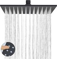 Black Shower Head