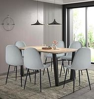 Dining Table and Chairs Set 6