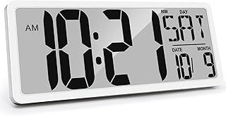 Digital Wall Clock Battery Operated