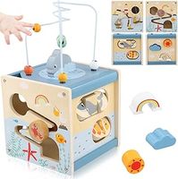 Wooden Activity Cube