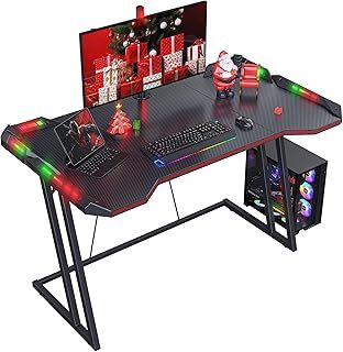 Gaming Desk With Led Lights
