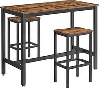 Breakfast Bar Table And Stools Set