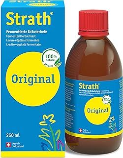 Strath Original Liquid Herbal Health Tonic - 61 Vital Nutrients, Vitamins, Minerals & Amino Acids, Swiss Made Natural Supplement Yeast, Daily Nutritional & Digestion Support Multivitamins for Adults