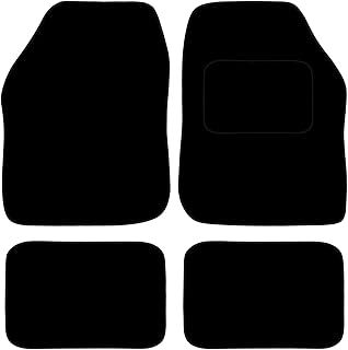 Universal Car or Van Floor Mats 4PC Set Non Slip Carpet with Black Edging