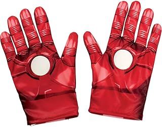 Rubies Official Marvel Avengers Assemble Iron Man Child Gloves,- One Size, Red Halloween