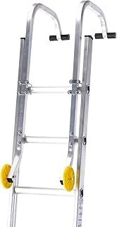 Extension Ladder Roof Hook Conversion Kit – Ridge Clamp & Wheel Ladders Adapter – Aluminium Bracket/Converter Attachment – Strong & Safe