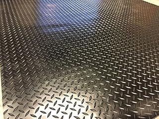3m x 1.5m | Checker Rubber Garage Flooring Matting | 16 Sizes to Choose from on This Listing | 3mm Thick Floor Mat | A Grade | 9ft 9" x 4ft 9" | 118" x 57 Inches | 300 x 150cm