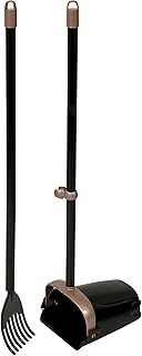 Arm & Hammer Petmate Swivel Bin & Rake Pooper Scooper Waste Management System (2 Bonus Heavy Duty Handle Tie Waste Bags Included for Premium Odor Control)
