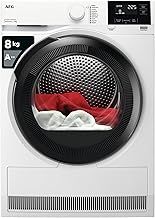 AEG 7000 SensiDry Freestanding Tumble Dryer TR718L4B, 8 kg, Heat Pump Technology, Gentle Drying, PreciseWash Adjust Time & Energy Usage Based On Load Size, White [Energy Class A++]