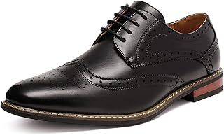 Bruno Marc Mens Dress Oxfords Shoes, Men's Lace-ups Ghillie Brogues Formal Shoes, Men in Smart Casual, Wedding, Boss, Work, Business