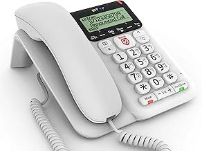 BT Décor 2600 Corded Landline House Phone, Advanced Nuisance Call Blocker, Call Block Button, Handsfree, Mute Button