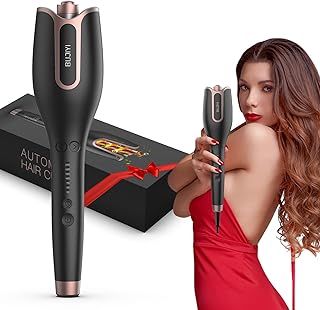 Hair Curler, Curling Wand, Curling Tongs, 4-Speed Adjustable Temperature, Fast Heating Hair Curlers for Long Hair