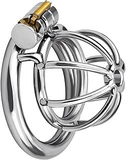 XoticPlay Male Chastity Device Hollow Out Design Cock Cage Locked Penis to Prevent Erection Bondage Breathable for Men Sex Toys Adult Game (S Ring)
