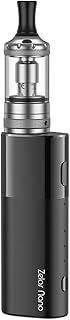 Zelos Nano Kit for Aspire Coils, 1600mah Built-in Battery, Top-fill Tank, Type-C USB Charging, TVDC, 2ml Cartridge No Nicotine (Black)