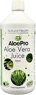 Aloe Vera Juice - Pure Inner Leaf, Vegan, Cruelty Free, Max Strength 1000ml, 1 Month Supply