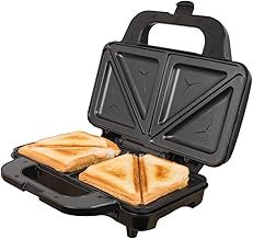 Quest 35630 Deep-Fill Sandwich Toastie Maker/Non-Stick Easy Clean/Makes 2 Deep Toasties/Student Kitchen Essential