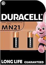 DURACELL MN21 (2 Pack) Specialty Alkaline Battery 12V (A23/23A/V23GA/LRV08/8LR932) – Long life guarantee – For Remotes, Wireless Doorbells, Security Systems – 5–Year Storage Guarantee -Leak Prevention