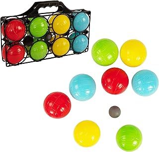 HTI Toys & Games 8 Piece Boules Carry Case | Garden Games for Kids Camping and Holiday Games | Outdoor Family & Friends Entertainment For Adults, Boys and Girls | Perfect For Sports Day Games