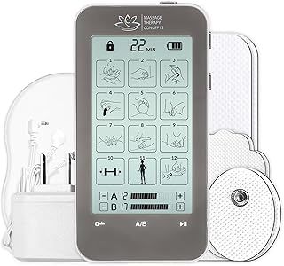 TENS Machine for Pain Relief - Rechargeable TENS Unit EMS Muscle Stimulator, Shoulder, Neck, Back, Knee, Hip, Period Pain, Labour, Sciatica with 12 Modes & 20 Intensity Levels