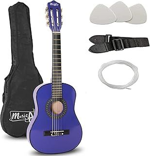 Music Alley MA-52 Classical Acoustic Guitar Kids Guitar and Junior Guitar Blue