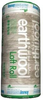 1x Insulation Loft Roll Knauf Earthwool 150mm Thickness, 9.18m2 Per Roll Combi Cut