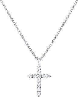 PAVOI 14K Gold Plated Cross Necklace for Women | Cross Pendant | Gold Necklaces for Women