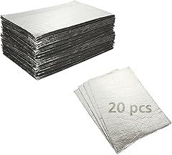 ZOFUN 20 Pcs 197 Mil Car Sound Deadening Mats, 40 x 25 cm Sound Deadening Self Adhesive Foil, 21.5 sqft Heat Shield Van Sound Deadening Mats for Car Trunk Door Floor Ceiling