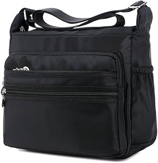 Women's Multi-Pocket Casual Crossbody Handbags Waterproof Shoulder Nylon Bags