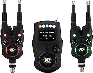 New Direction Tackle Smart Bite Alarm 2+1 (K9s bite alarm +R9s receiver) Set For Carp Fishing