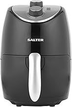 Salter EK2817H 2L Compact Air Fryer, Non-Stick Cooking, 30 Minute Timer, Automatic Shut Off Function, Hot Air Circulation, Healthier Cooking, Adjustable Temperature Control, Small Households, 1000W
