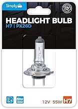 S499BL H7 Car Headlight Bulb - 12V, 55W, Complies with ECE R-37, UV Filter, Suitable for all Headlights, Maximum Visibility (BLISTER PACK)