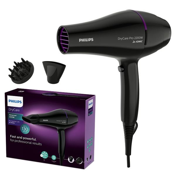 Philips DryCare Pro Hair Dryer with Powerful AC motor (Model BHD274/00)