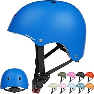 KORIMEFA Kids Bike Helmet Toddler Helmet for 2-13 Years Old Boys Girls Adjustable Skateboard Helmet Multi-Sports Lightweight Helmet Safety Protection Gear for BMX Cycling Skateboard Scooter