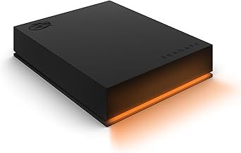 Seagate FireCuda Gaming Hard Drive 5TB, External Hard Drive HDD, USB 3/2, RGB LED lighting, Data Rescue Services (STKL5000400)