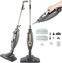 Beldray BEL01732TT Titanium 14 in 1 Steam Cleaner Mop – Multipurpose Handheld Steamer, 350ml, Flexi Hinge, Chemical-Free, Window Cleaner, Extra Nozzles and Mop Pads Included, Disinfect/Sanitise, 1300W