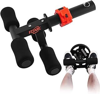 'Fitarc Tib Bar, Tibialis Trainer, Tibia Dorsi Calf Raise Machine, Knees Over Toes Equipment for Strengthening Calves/Shins/Ankles, Fits 1'' or 2'' Olympic Weight Plates'