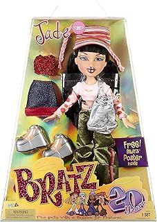 Bratz 20 Yearz Special Edition Original Fashion Doll Jade - Holographic Packaging & Poster - 20 Yearz Motif, Fan Fave Rerelease 2001 Replica - Includes 2 Outfits, Shoes etc,9 x 9 x 11.5 inches