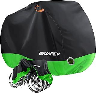 Bike Cover for 2-3 Bikes Outside Storage, Waterproof Bicycle Cover Outdoor Indoor Heavy Duty 210D, Cycle Cover Rain Dust Sun Protection Extra Large for Multiple Mountain/Road/Adult/E Bikes