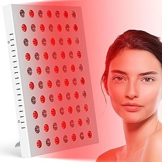 35W Red Light Lamp Panel Combo 660nm & 850nm, 70LED Infrared Lamp with Timer and Holder(not Heated)