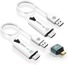 EDUP Wireless HDMI Transmitter and Receiver, 1080P Wireless HDMI Extender 165FT/50M Range, Plug&Play, Video Audio Projection for Desktop, PC, TV Box, PS4/5 to TV/Projector/Monitor