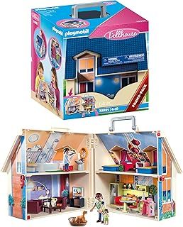 PLAYMOBIL 70985 City Life Take Along Dollhouse, fun imaginative role play, playset suitable for children ages 4+