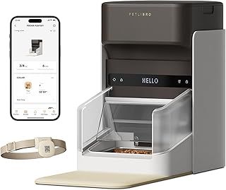 PETLIBRO RFID Automatic Cat Feeder, Stop Pets Fighting Over Food, Collar Activated Permission Feeding, Remote Feeding via App, Adjustable Lid, 3L Food Container, Ideal for Multi Cats
