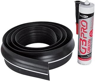 Stormguard 04SR5072515BL Garage Floor Seal Threshold 2515MM Black, Aluminium