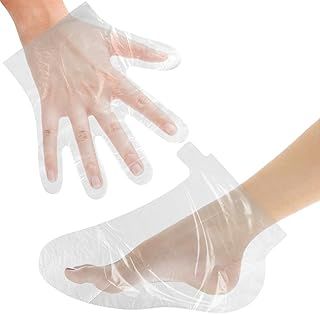 200 Pcs Paraffin Wax Liners for Feet and Hand,Paraffin Bath Liners Plastic Hand and Foot Bags for Hand&Feet Thermal Hot Wax Therapy SPA Paraffin Wax Machine,Larger and Thicker