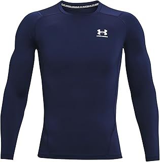 Under Armour Men's Ua Hg Armour Comp Ls Long-Sleeve Sports Top, Breathable Long-Sleeved Top for Men (Pack of 1)