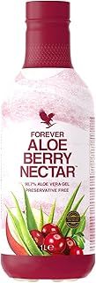Forever Living Products Aloe Berry Nectar PET, 1000ml, Cranberry-Apple Flavored Aloe Vera Gel, 90.7% pure inner leaf Aloe Vera gel, No added preservatives, Gluten free