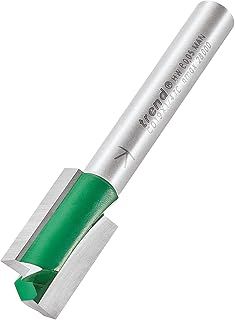 Trend CraftPro Straight Two Flute Router Cutter Bit, 1/4 Inch Shank, 12mm Cut Diameter & 19.1mm Cut Length, Tungsten Carbide Tipped, C019X1/4TC