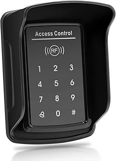 TOPENS TC175P Touch Panel Wired Keypad Universal Keyless Entry Keypad DC 12V 24V for the Automatic Driveway Gate Opener, Magnetic Lock and Door Access Control System, Digital Code or RF ID Card Access
