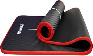 PROIRON Yoga Mat Thick 10/15MM - NBR Yoga Matt Exercise Fitness Foam Large Padded High Density for Pilates, Stretching, Home Gym Workout for Men Women with Free Carry Strap
