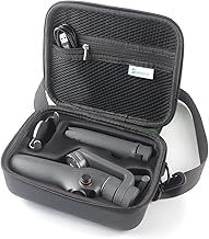 SKYREAT Osmo Mobile 6 Case,PU Leather Portable Storage Shoulder Bag Travel Case for DJI OSMO Mobile 6 Gimbal Stabilizer Accessories